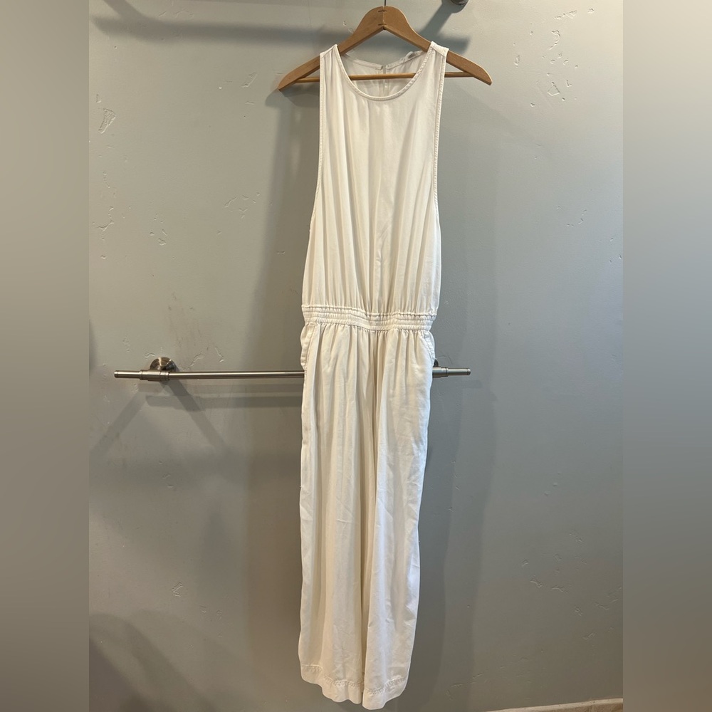 Splendid White Sleeveless Jumpsuit Size XS